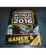 Guinness World Records 2016 Gamer&#39;s Edition Collectible Book Minecraft S... - $6.11 CAD