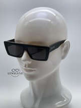 Celine CL40214U 01A Black Rectangular Women&#39;s Sunglasses with Grey Lenses - $266.00