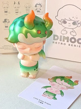 POP MART x DIMOO Retro Series Little Green Dragon Mini Figure Art Toy Figurine - £19.77 GBP