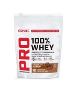 GNC PRO 100% WHEY CHOCOLATE SUPREME PROTEIN DRINK MIX 14 OZ 12/2026 - $16.82