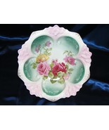 Vintage Porcelain Bowl R S Prussia Hand Painted Pink Rose w White Enamel... - €86,86 EUR