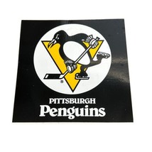 Pittsburgh Penguins Sticker NHL Hockey Logo Decal 3.75&quot; x 3.75&quot; - $5.00