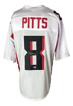 Kyle Pitts Atlanta Firmado Blanco Camiseta de Fútbol Bas - £108.53 GBP