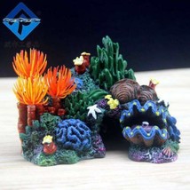 Artificial Coral Display, Bright Color Marine or Fresh Water Fish Tank Ornament - £16.68 GBP