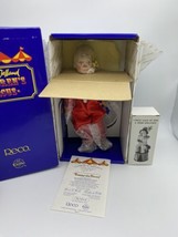 McClelland Reco Tommy The Clown Porcelain Doll 1st Edition COA Vintage 1990 - £39.27 GBP