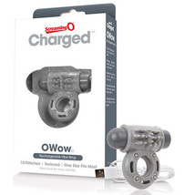 Screaming O Charged OWow Vooom Vibrating Cock Ring - Grey - £40.57 GBP