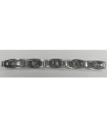 Eiler &amp; Marloe Denmark Sterling Silver Vine Station Bracelet Unique! 7.25&quot; - $514.86 CAD