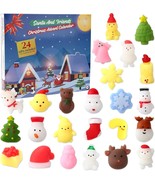 Christmas Advent Calendar 24 Days, 2022 Christmas Countdown with Squishy... - $14.78 CAD
