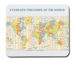 World Time Zone Mouse Pad - $13.90