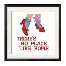 No Place Like Home Cross Stitch Pattern -1257 - $2.75