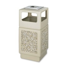 Safco Products Canmeleon Outdoor/Indoor Aggregate Panel Trash Can with Ash Urn 9 - £642.46 GBP