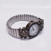 Elegant Vintage Womens Faberge Watch Stainless Steel Silver Toned Round ... - $12.83