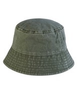 Vintage Cotton Bucket Hat, Heavy Washed, Unisex, Two Sizes S/M and L/XL - $262.47 MXN