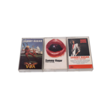 Lot of 3 Sammy Hagar Cassette Tapes VOA, Street Machine, &amp; Three Lock Box - £12.03 GBP