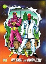 1992 Marvel TM Impel Team-Ups Red Skull &amp; Baron Zemo Card #99 NM EUC Sleeved - £1.59 GBP