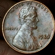 1980 Lincoln Penny Doubling On Obverse And Reverse, NO mint mark. FREE S... - £3.91 GBP