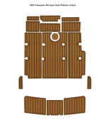 2000 Powerquest 340 Vyper Swim Platform Cockpit Pad Boat EVA Teak Deck F... - $1,229.56 CAD