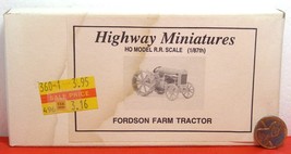 Highway Miniatures Ho Model R.R. Vehicle Fordson Farm Tractor 360-218  ZS8 - £19.96 GBP