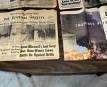 Lot Of 4 Fort Wayne News Papers Moon Landing,2   9/11, Winter Storm 1965 - $14.85