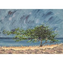Storm Rolling In - Acrylic Seascape Painting by Deb Bossert Artworks, 5&quot; x 7&quot; - £39.56 GBP