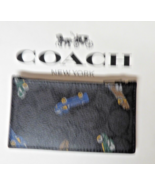 Coach Women’s Zip Card Case SIG Car F37356 QB/Black Multi NWT LQQK - $95.67 CAD