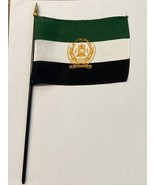 New Afghanistan Flag ‘92 -2002 Mini Desk Flag Black Wood Stick Gold Top ... - £6.29 GBP