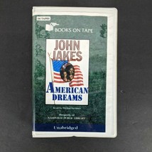 American Dreams Unabridged Audiobook by John Jakes Novel Cassette Tape Kramer - $16.62