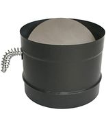Simpson Duravent Stove Pipe Damper 6&quot; Dia. 24 Ga Cast Iron - $64.26 CAD