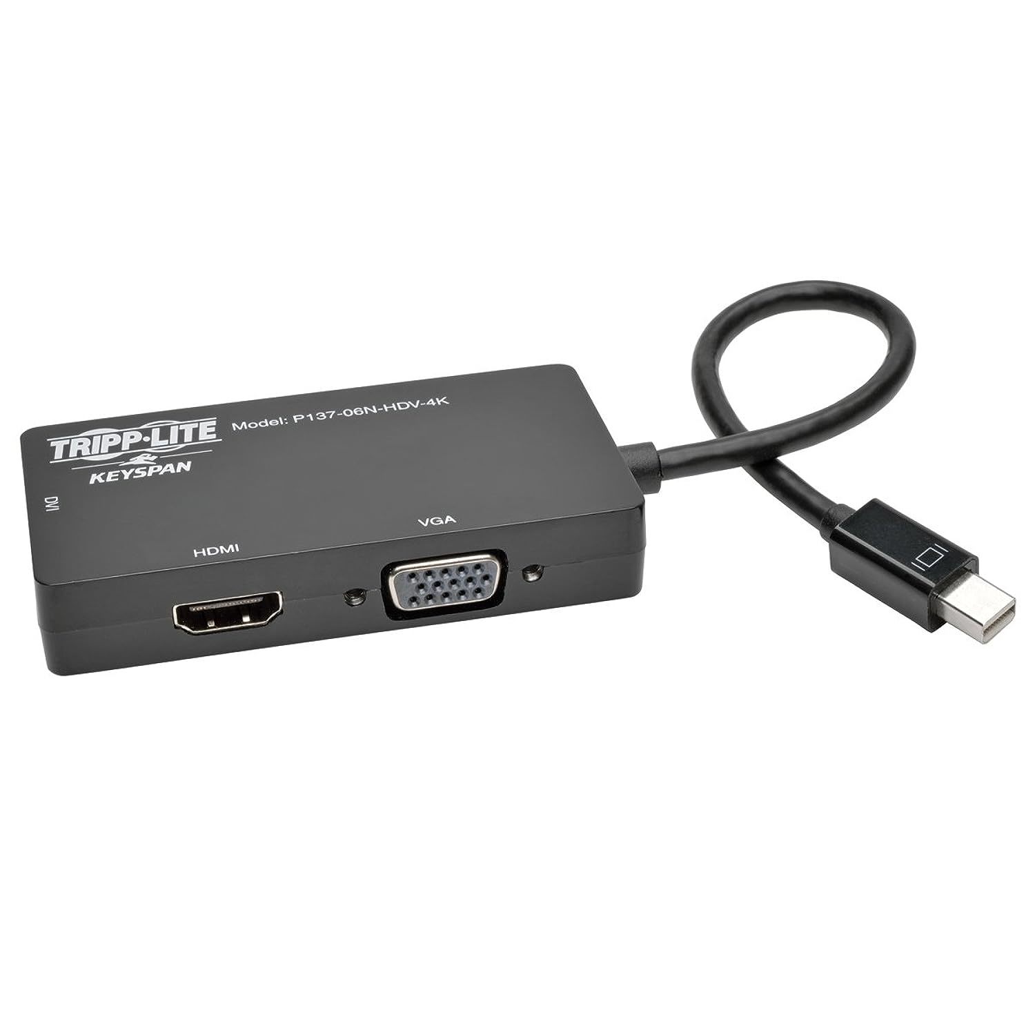 Tripp Lite Keyspan Mini DisplayPort to VGA/DVI/HDMI, All-in-One DP 1.2 Converter - $55.09