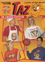 Taz Cross Stitch Booklet 1995 Tasmanian Devil Leisure Arts 2785 - $4.00