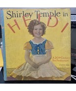 Vintage SHIRLEY TEMPLE In HEIDI 1937 PROMO Edition 20th Century Fox Prod. - $20.11 CAD
