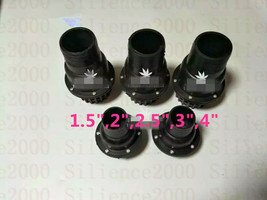 1&quot;-4&quot; Connectors Water Pump Foot Bottom Valves for Fluid Machine Black W... - $7.05+