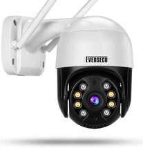 Outdoor PTZ Security Camera 1080P Home 2.4Ghz WiFi IP Surveillance Camera Two Wa - £59.15 GBP