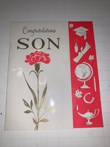 VINTAGE 1960’s Buzza Cardozo Congratulations Son Card - £4.62 GBP