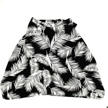 Zoe + Phoebe Women&#39;s Skirt Size Medium Black &amp; White Floral Polyester TZ15 - $10.88