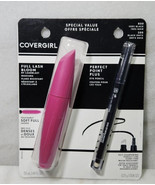 CoverGirl Mascara &amp; #200 Perfect Point Plus Eye Pencil, Full Lash Bloom ... - £5.05 GBP