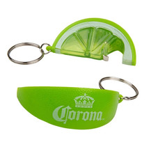 Corona Lime Wedge Bottle Opener Keychain - $7.33