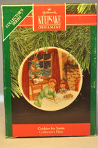 Hallmark - Cookie For Santa - Collector&#39;s Plate - Series 4th - Keepsake ... - £8.76 GBP