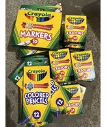 (26) Crayola Crayon Marker Colored Pencil Kid Craft Teacher Student Scho... - $39.99