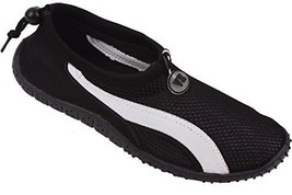 Size 11 Starbay Men&#39;s Athletic Aqua Black #5908 Mesh Water Shoes  - £11.97 GBP