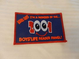 Look Out I&#39;m A Member of the 2001 Boys&#39; Life Reader Panel! Boy Scout Patch - $15.00