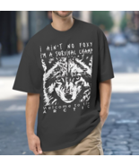 Polar Fox Oversized Tshirt Arctic Animal Tee Polar Circle Shirt Far Nort... - $60.00 CAD+