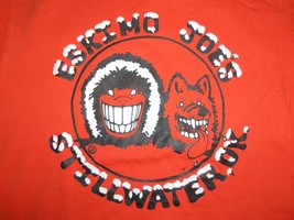 Eskimo Joe's Bar Restaurant Stillwater Oklahoma OK Orange Graphic T Shirt S - £15.52 GBP