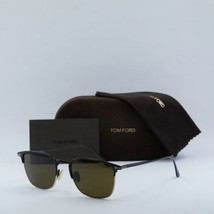 TOM FORD FT0851 01J Shiny Black/Roviex 52-20-145 Sunglasses New Authentic - £136.69 GBP