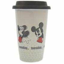 Disney Parks Mickey Throught Friday Ceramic Coffee Travel Mug - £42.80 GBP