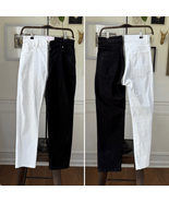 Revice Dream Fit 2 Tone Black White Duo Style Yin Yang Denim Jeans 28 - €42,02 EUR