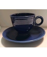Vintage Fiesta Cobalt Cup And Saucer Blue  - $20.81 CAD