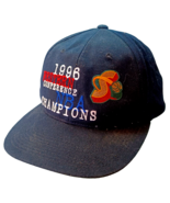 Seattle Sonics Supersonics Logo 1996 Western Champions Snapback Cap Hat - £51.29 GBP