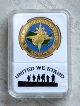 Us Marine Corps Reserve Challenge Coin With Case - £11.74 GBP