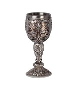 Alchemy Gothic VG3 Sacred Cat Goblet Wine Water Stainless Steel Resin Gi... - $952.17 MXN